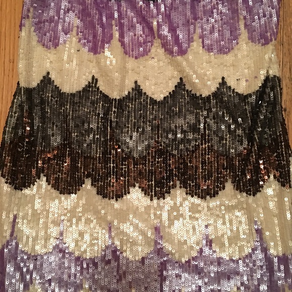ABS sequin mini Dress Sz M NWT - Picture 4 of 8